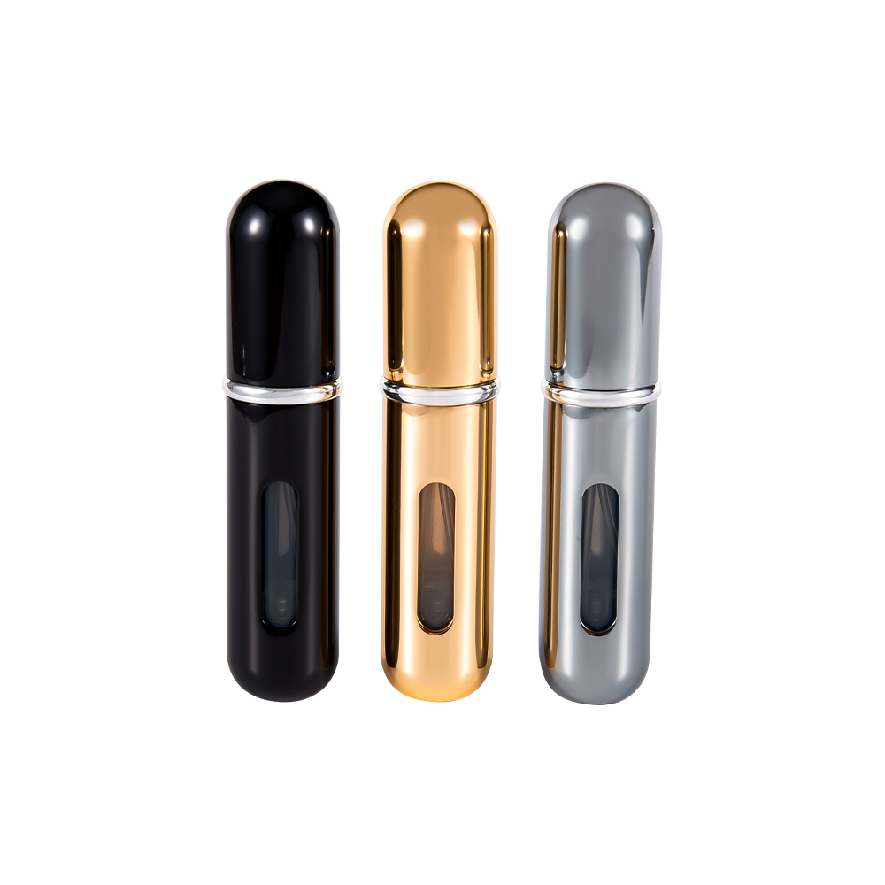 5 ml Nachfüllflasche aus Aluminium mit rundem Boden, anpassbare Farbe und Logo