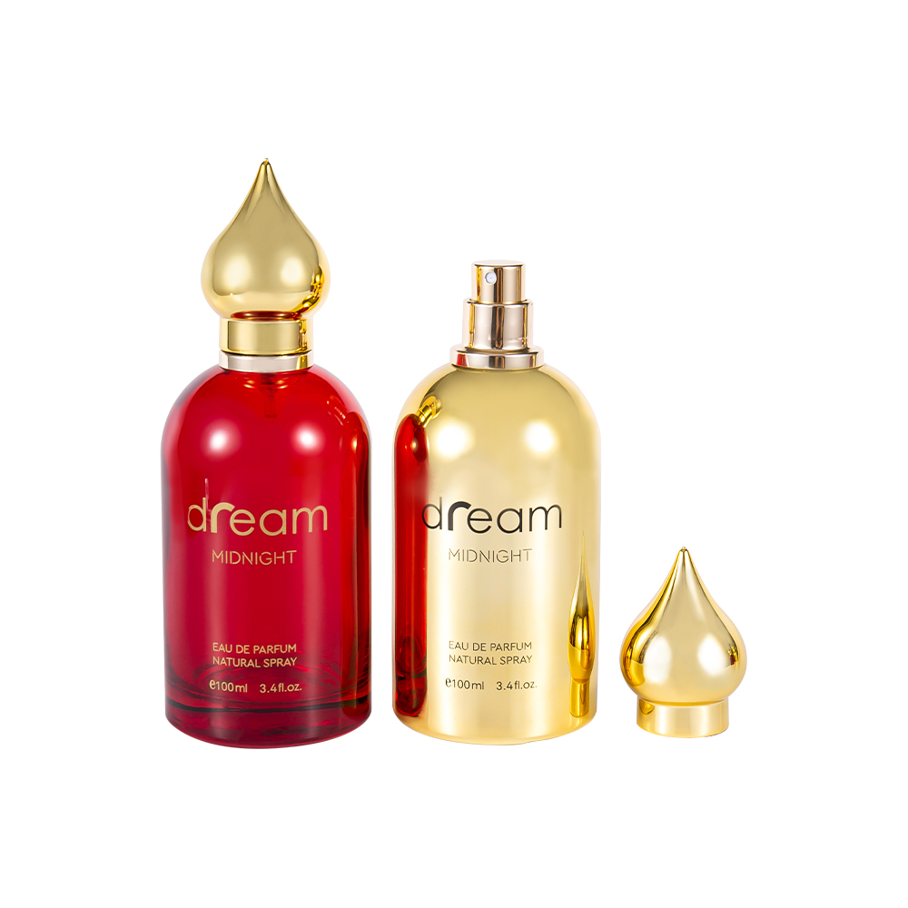 GC4128-WJ832 100 ml Parfümflaschen-Set im orientalischen Stil mit UV-Gold-Parfümverschluss mit arabischem Muster