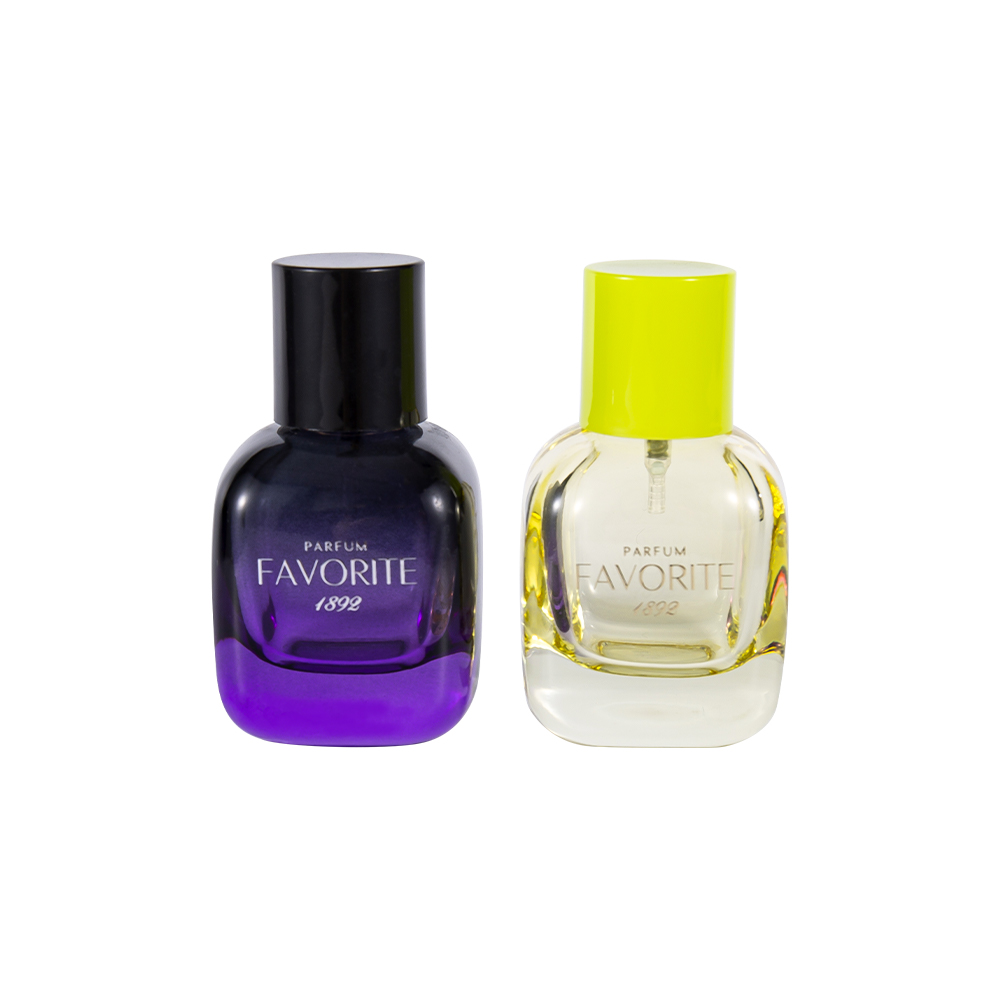 GC4868-WJ2445 30 ml dekorative Parfümflasche aus Glas mit PP-Verschluss, Serie mit mehreren Kapazitäten