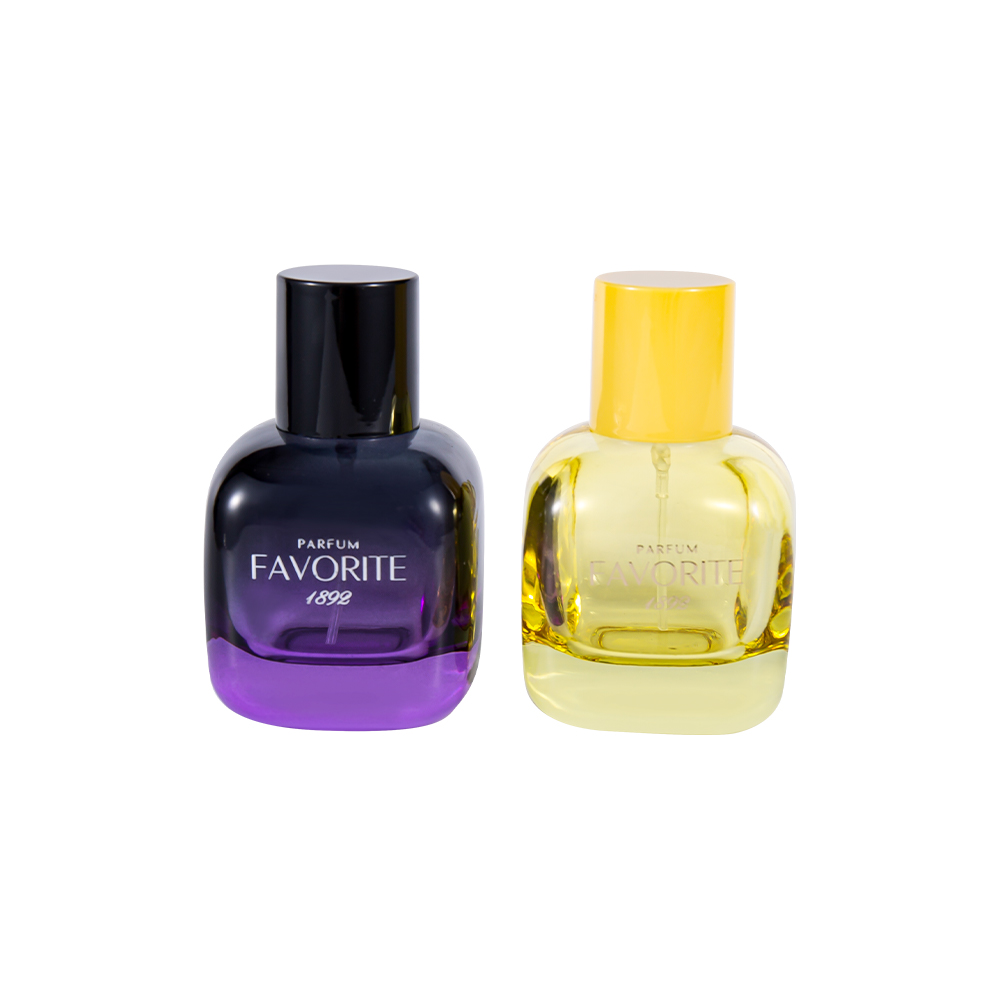 GC4869-WJ2531 50 ml dekorative Parfümflasche aus Glas mit PP-Verschluss, Serie mit mehreren Kapazitäten
