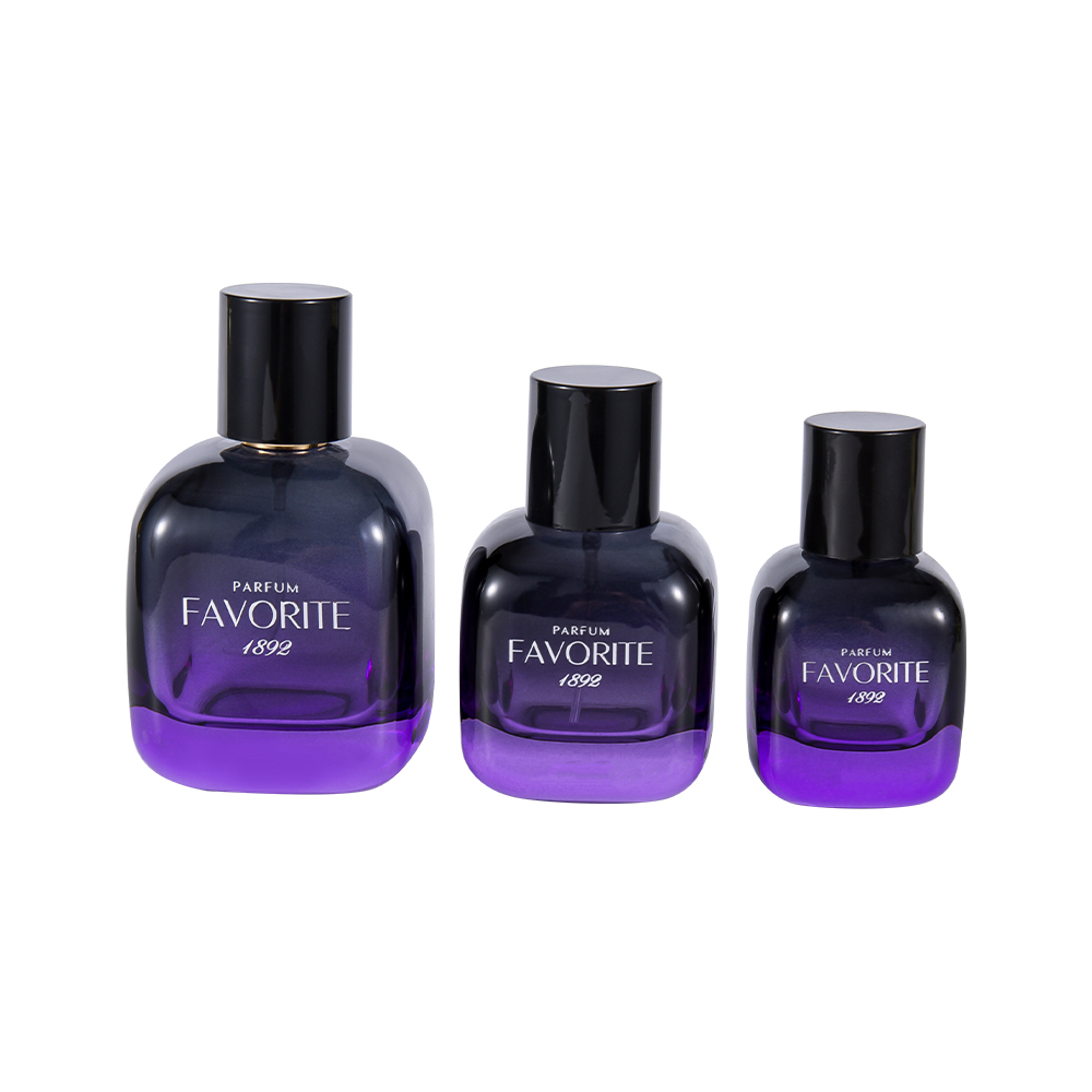 GC4869-WJ2531 50 ml dekorative Parfümflasche aus Glas mit PP-Verschluss, Serie mit mehreren Kapazitäten